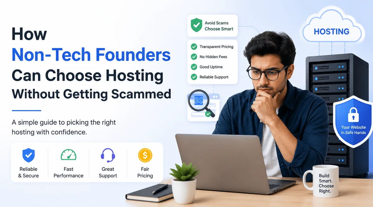 How non-tech founders can choose hosting without getting scammed