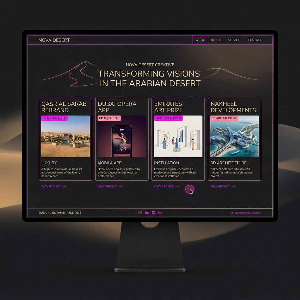 Studio 53 website mockup